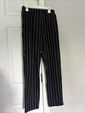 Black Pinstripe Women’s Dress Pants